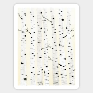 Birch Forest Sticker